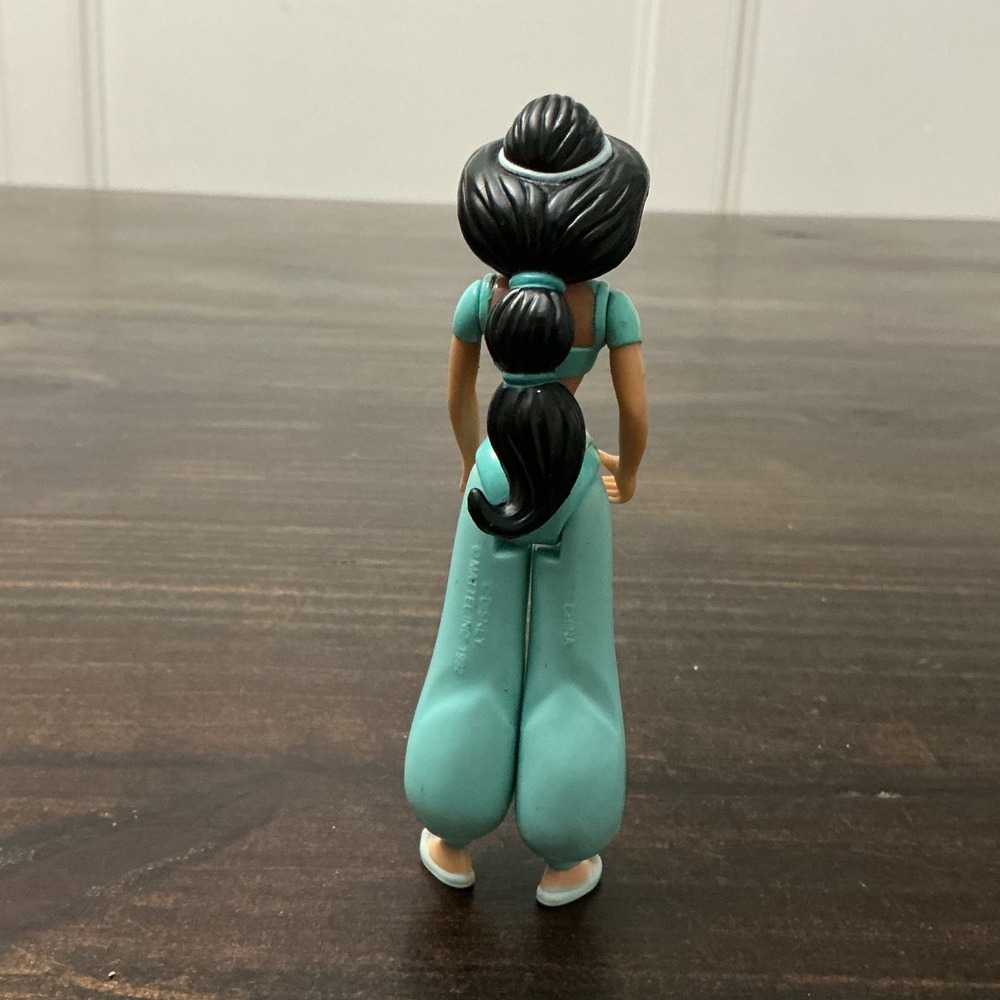 Vintage 1992 Mattel‎ Disney Aladdin Princess Jasmine Action Figure 4.5 Inch Teal - Picture 2 of 3